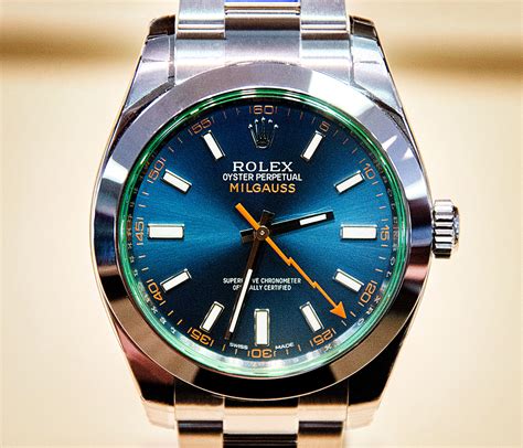 rolex milgauss zegarki|Rolex Milgauss blue.